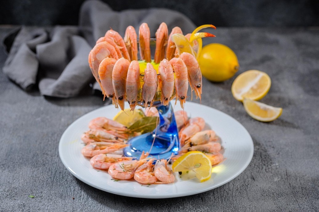 Креветки отварные