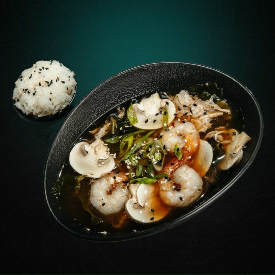 Суп Кимчи с креветкой