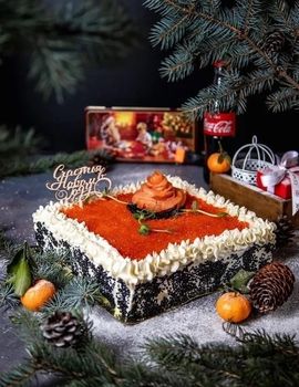 Торт "Семга с икрой" 1,5 кг