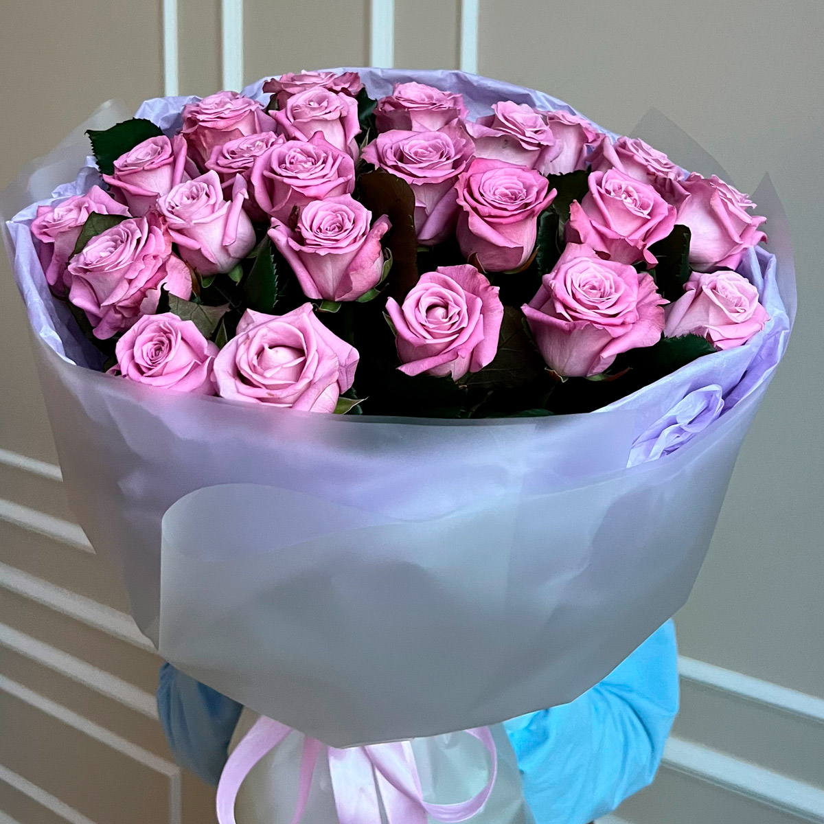 Моно букет из роз по акции 25 шт (предзаказ)