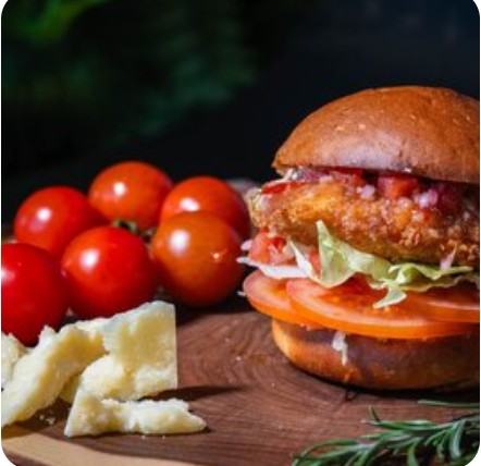 Бургер с хрустящим цыпленком