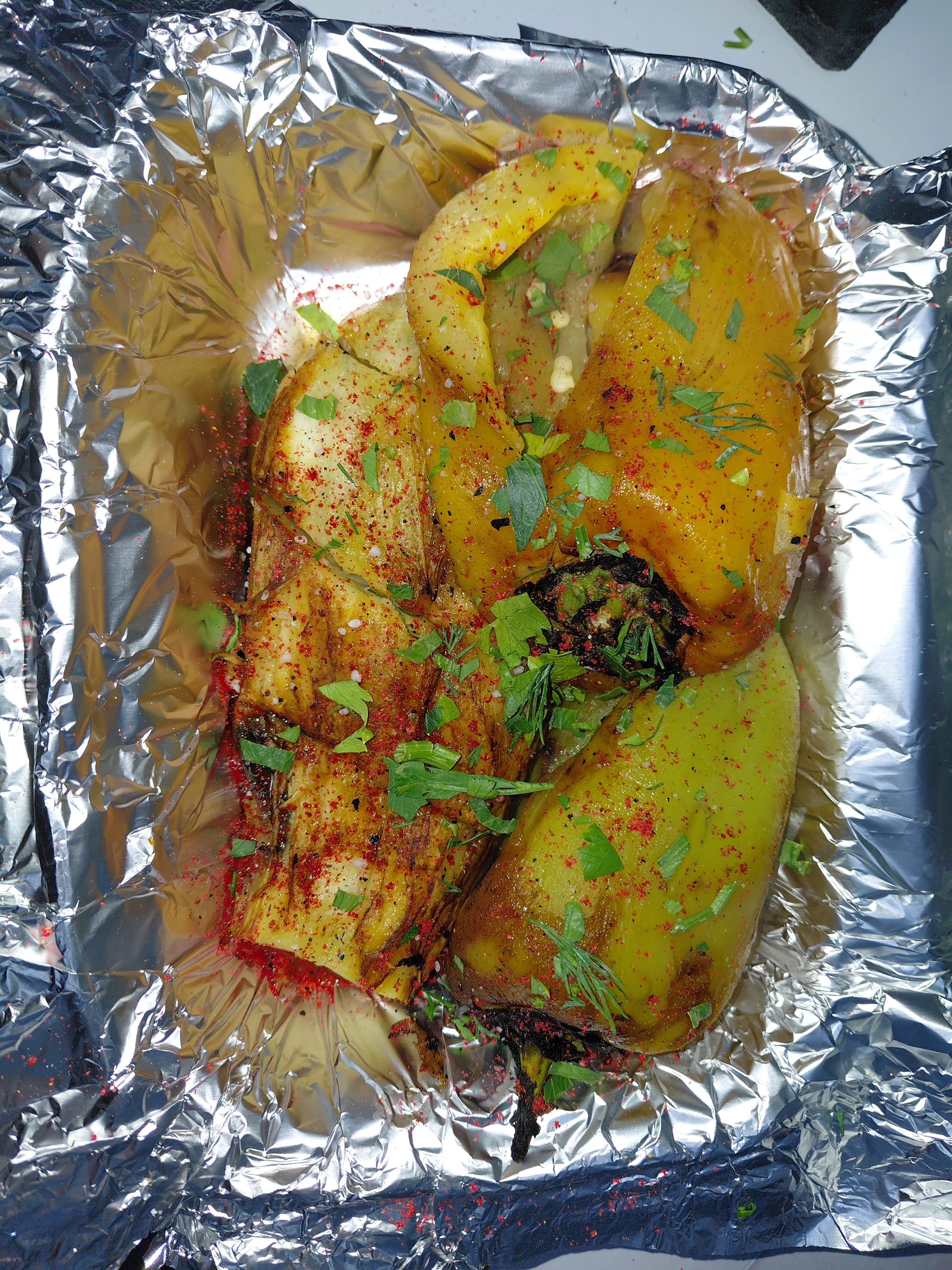 Овощи на мангале 