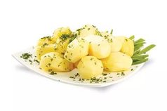 Картофель с маслом и зеленью