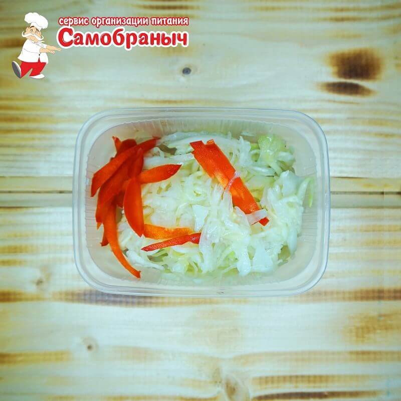 Салат из свежей капусты с хреном 100 гр.