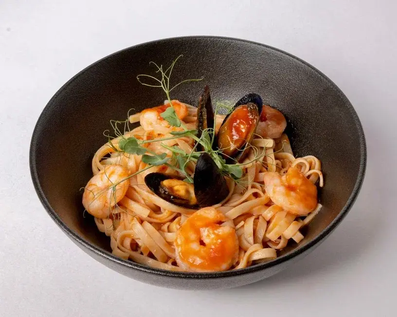 Паста Маринара с креветками