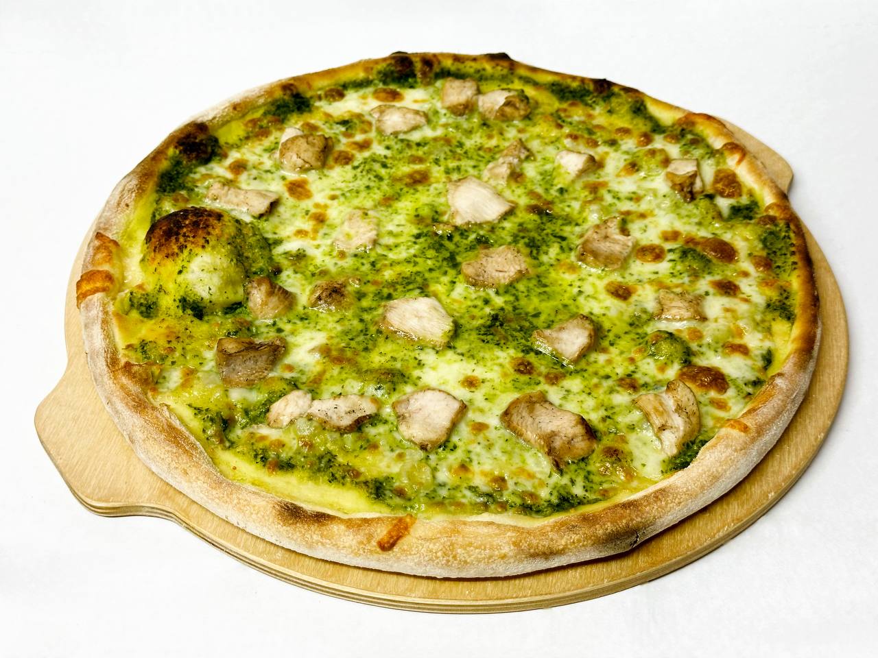 Пицца Песто с Курочкой