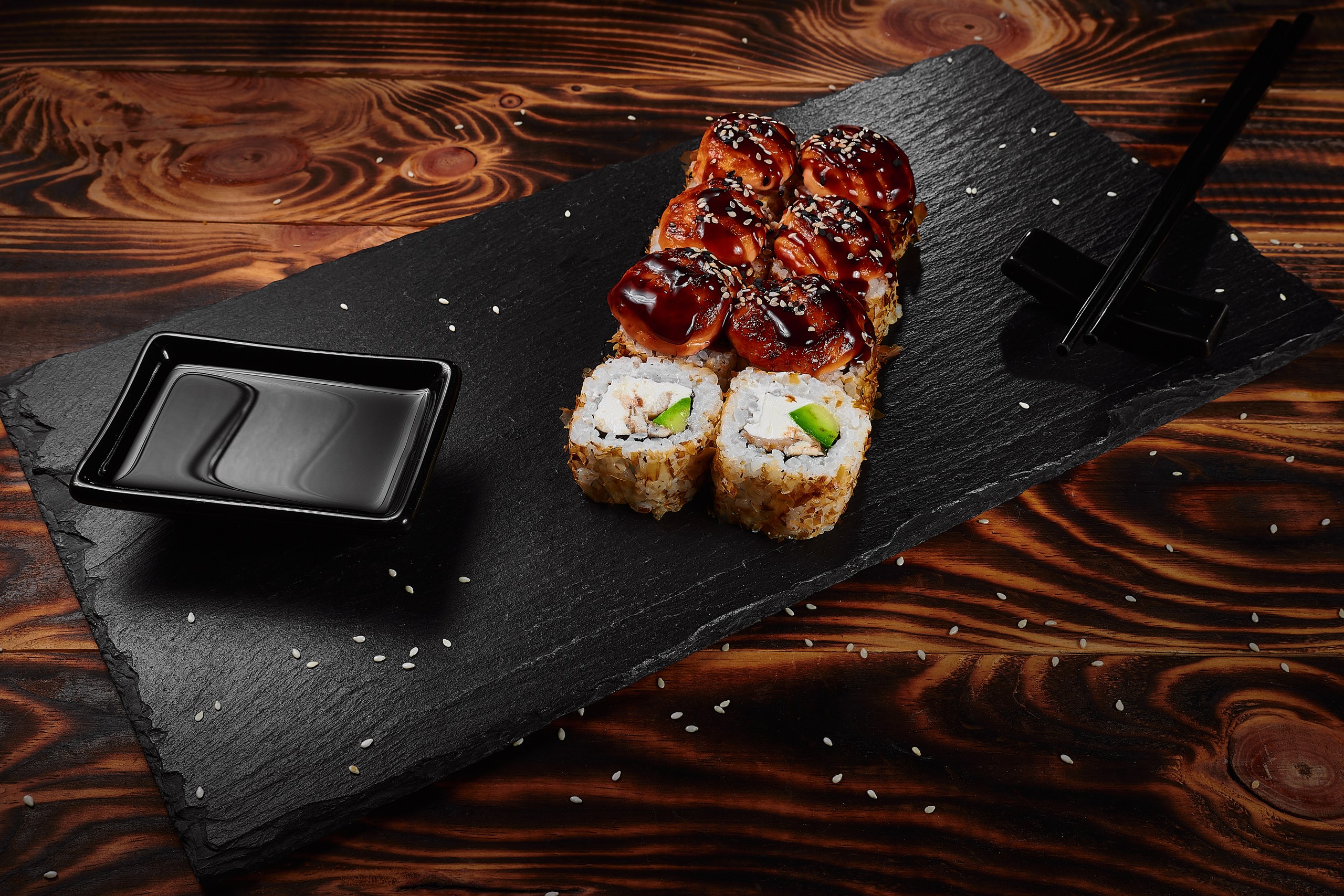 Гриль с угрем