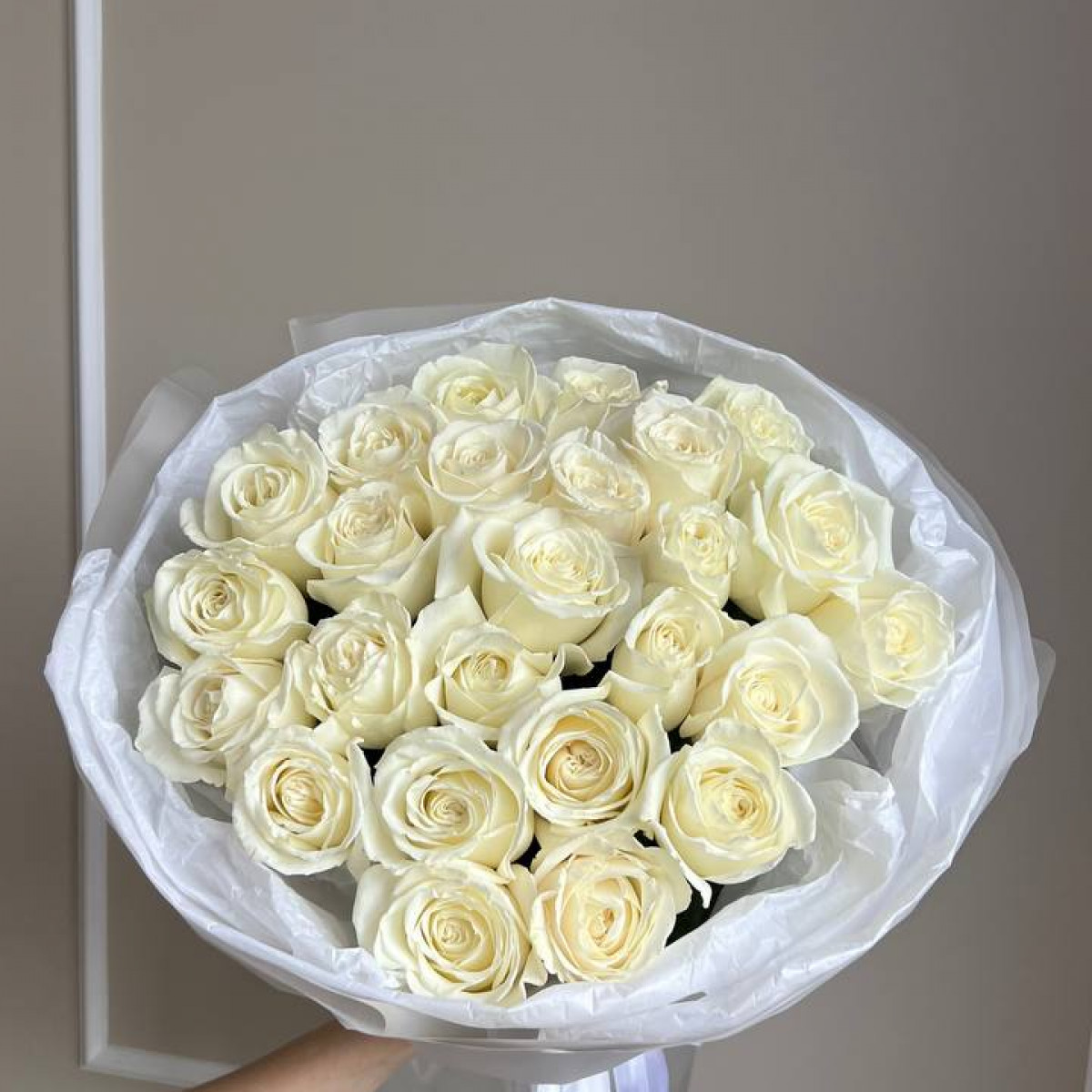 Моно букет из 25 роз 17 (предзаказ)