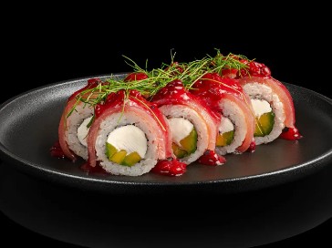 Maguro Тунец в брусничном соусе