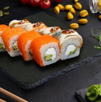 Ролл Филадельфия дракон Инь янь