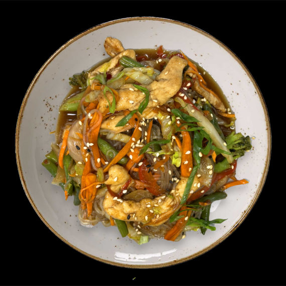 Wok с курицей фунчоза