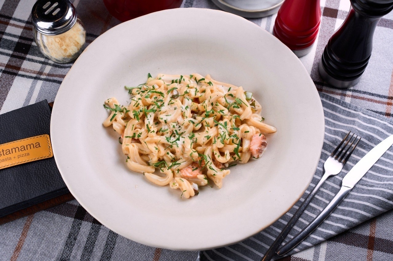 Казаречче с лососем