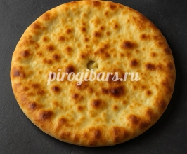 Осетинский пирог с сыром и зеленью 28см