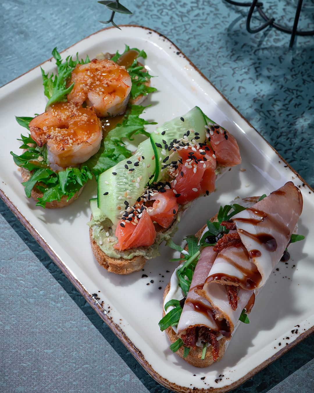 Брускетты ассорти (3 шт)