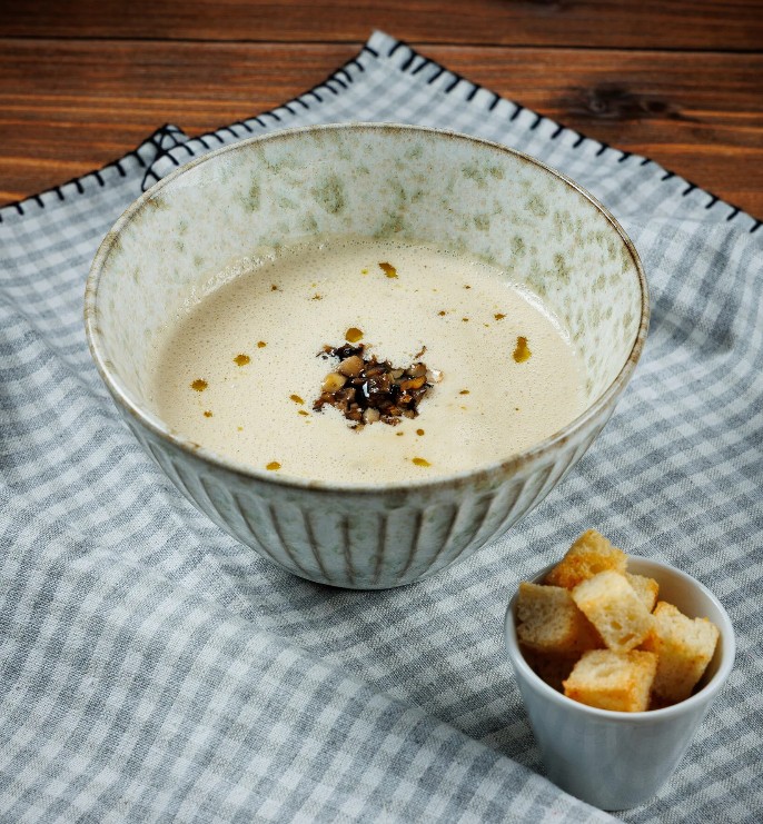 Крем-суп из белых грибов