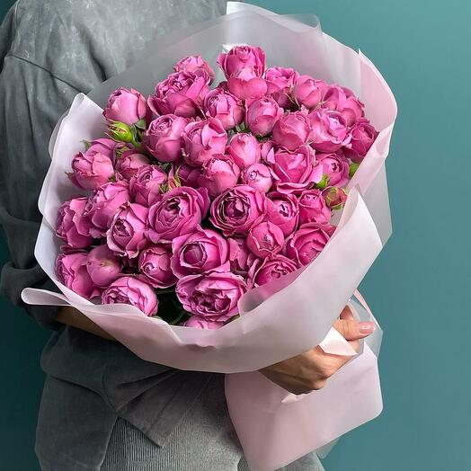 Пионовидная роза премиум 