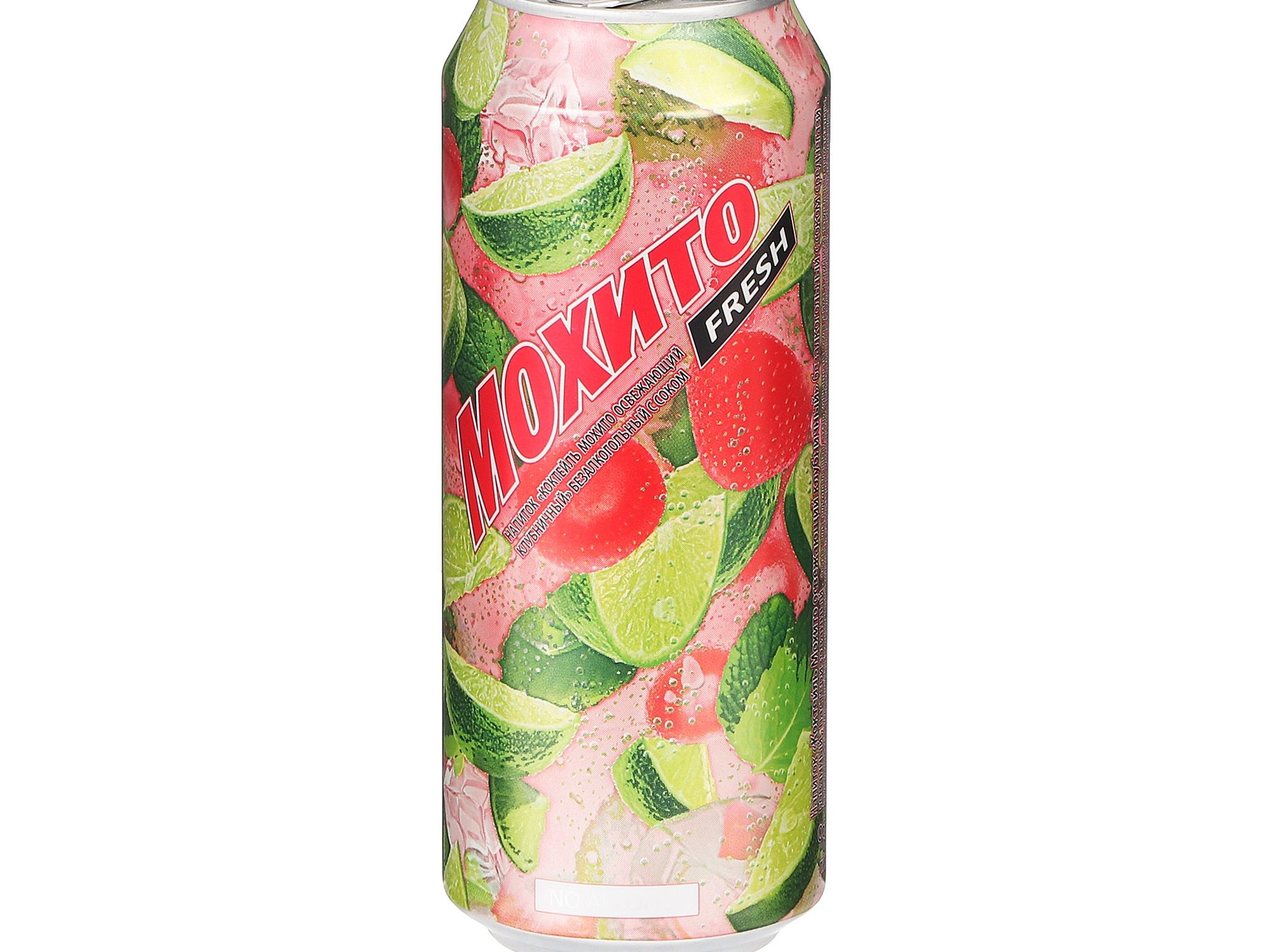Очаково Коктейль Мохито клубничный безалкогольный газированный 0.45 л