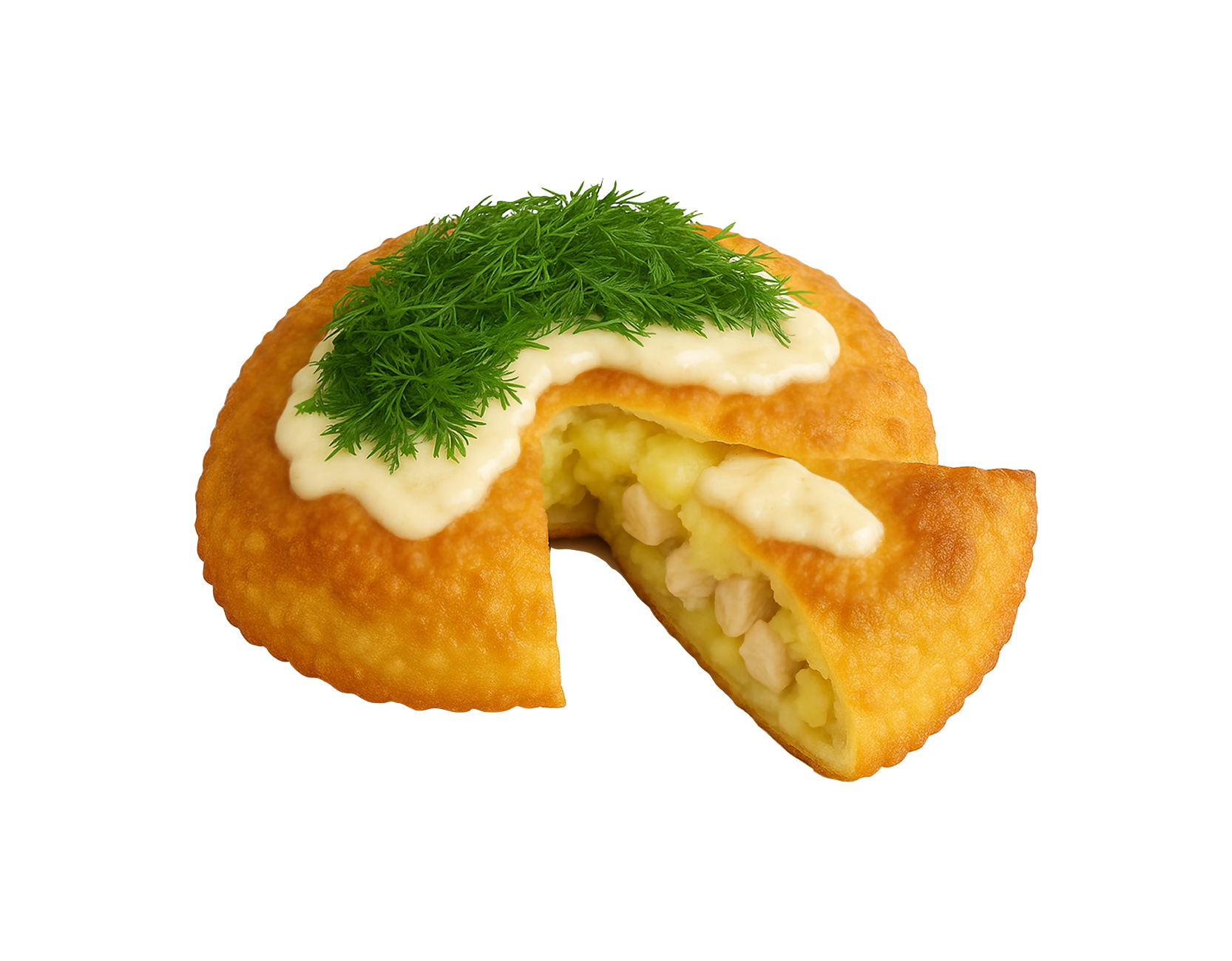 Пирог с курицей и картофелем