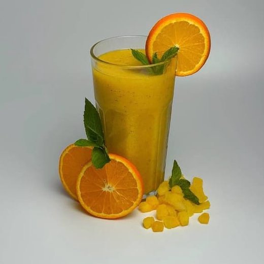 Смузи-манго-апельсин-мята