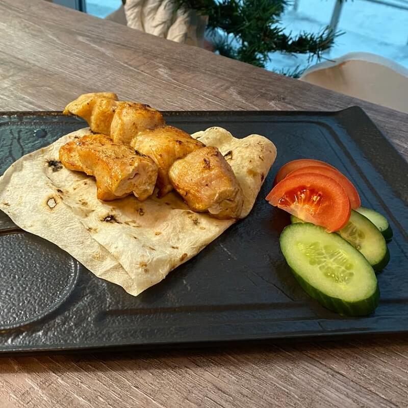 ШАШЛЫК ИЗ КУРИНОГО ФИЛЕ