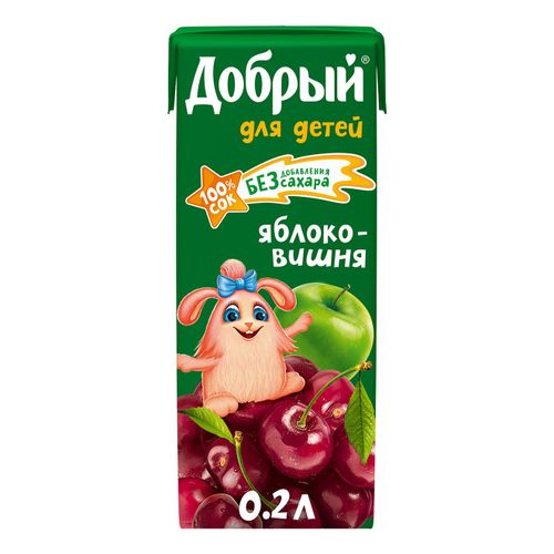 Сок Яблоко-Вишня 0,2 л