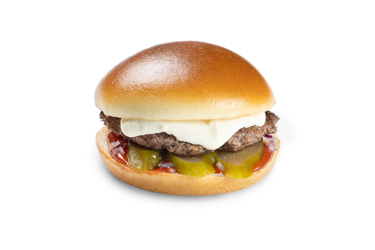 Сырный бургер малый new