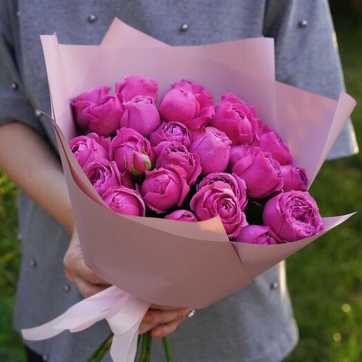 Как пионы, кустовые розы