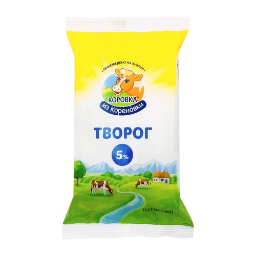 Творог Коровка из Кореновки 5% 180г