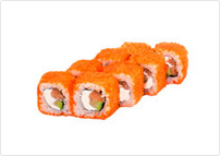 Фирменные роллы «Калифорния с лососем»