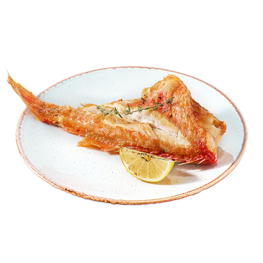 Окунь запеченный