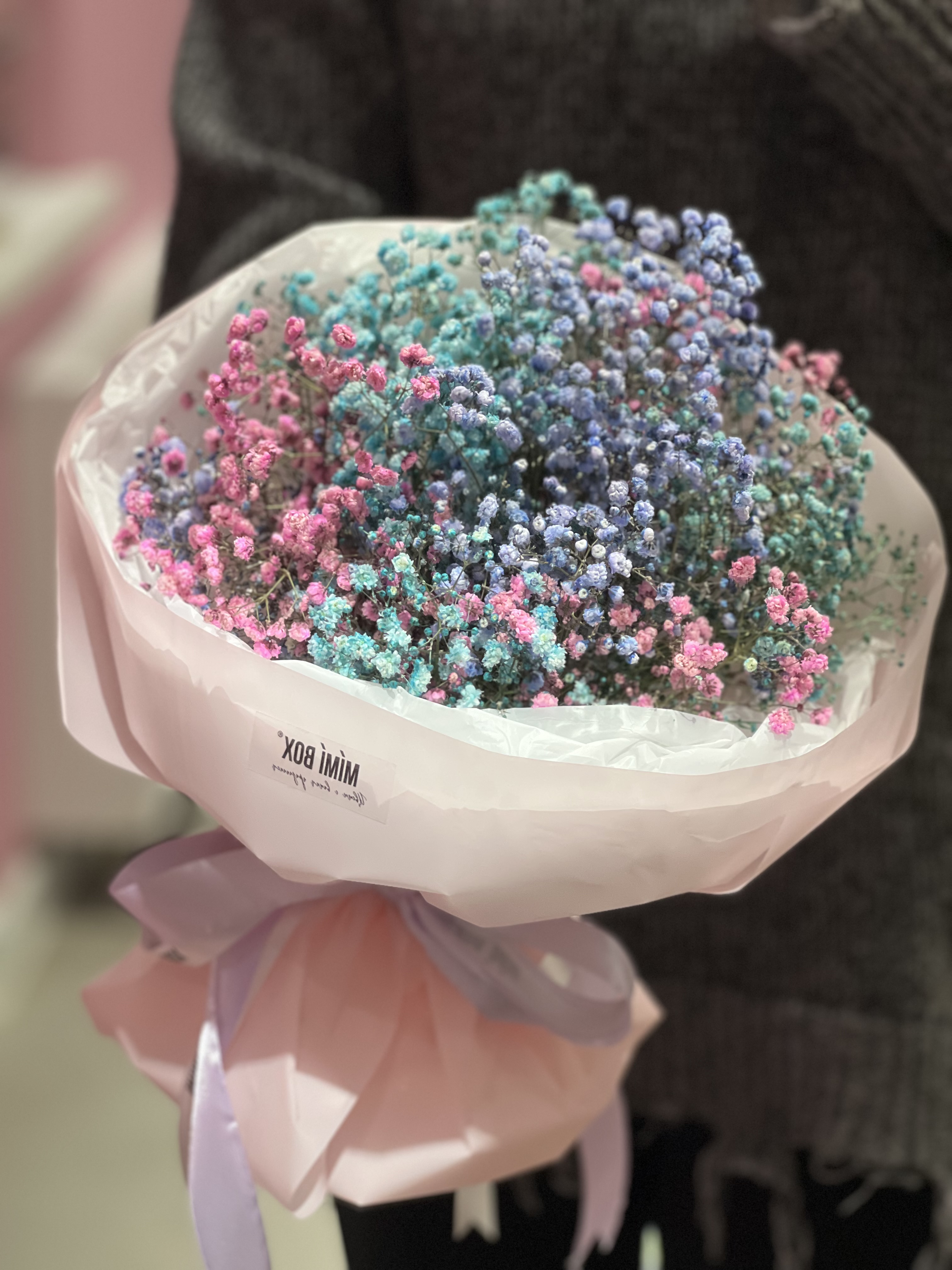 Букет с гипсофилой 