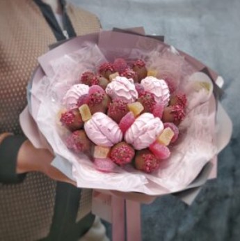 Букет из клубники в шоколаде