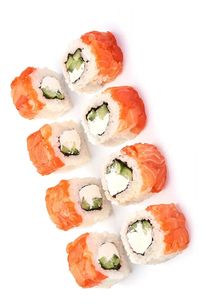 Филадельфия тартар с лососем 4 шт