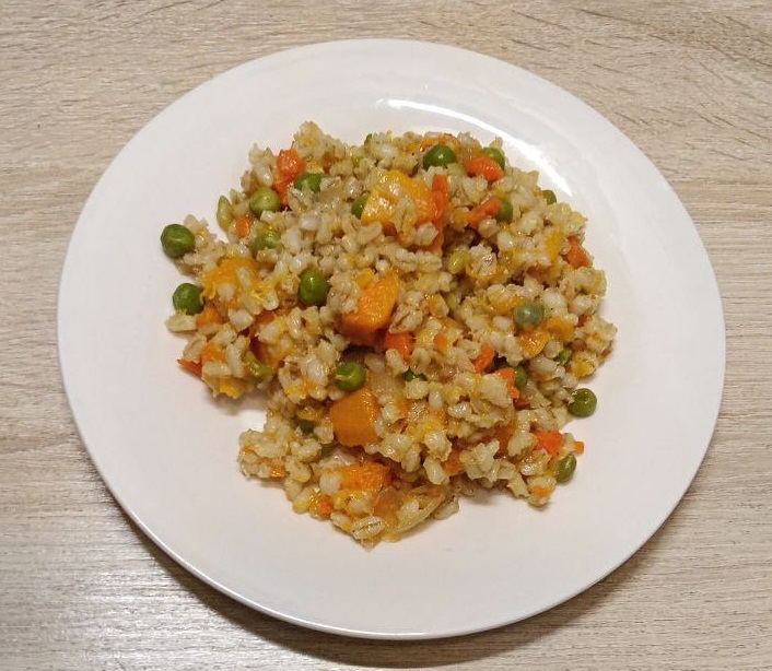 Перловка с тыквой и овощами 200г