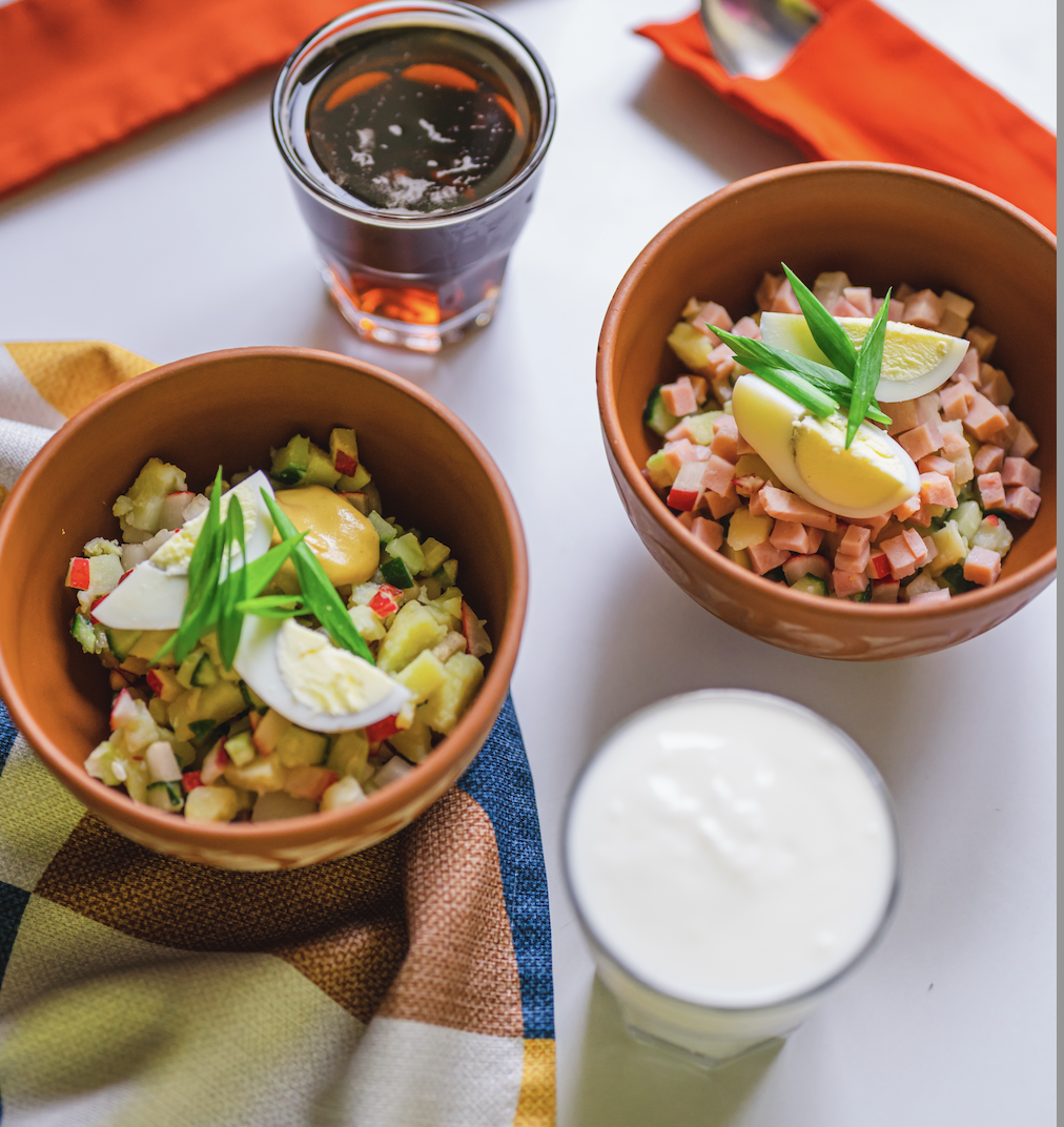 Окрошка мясная