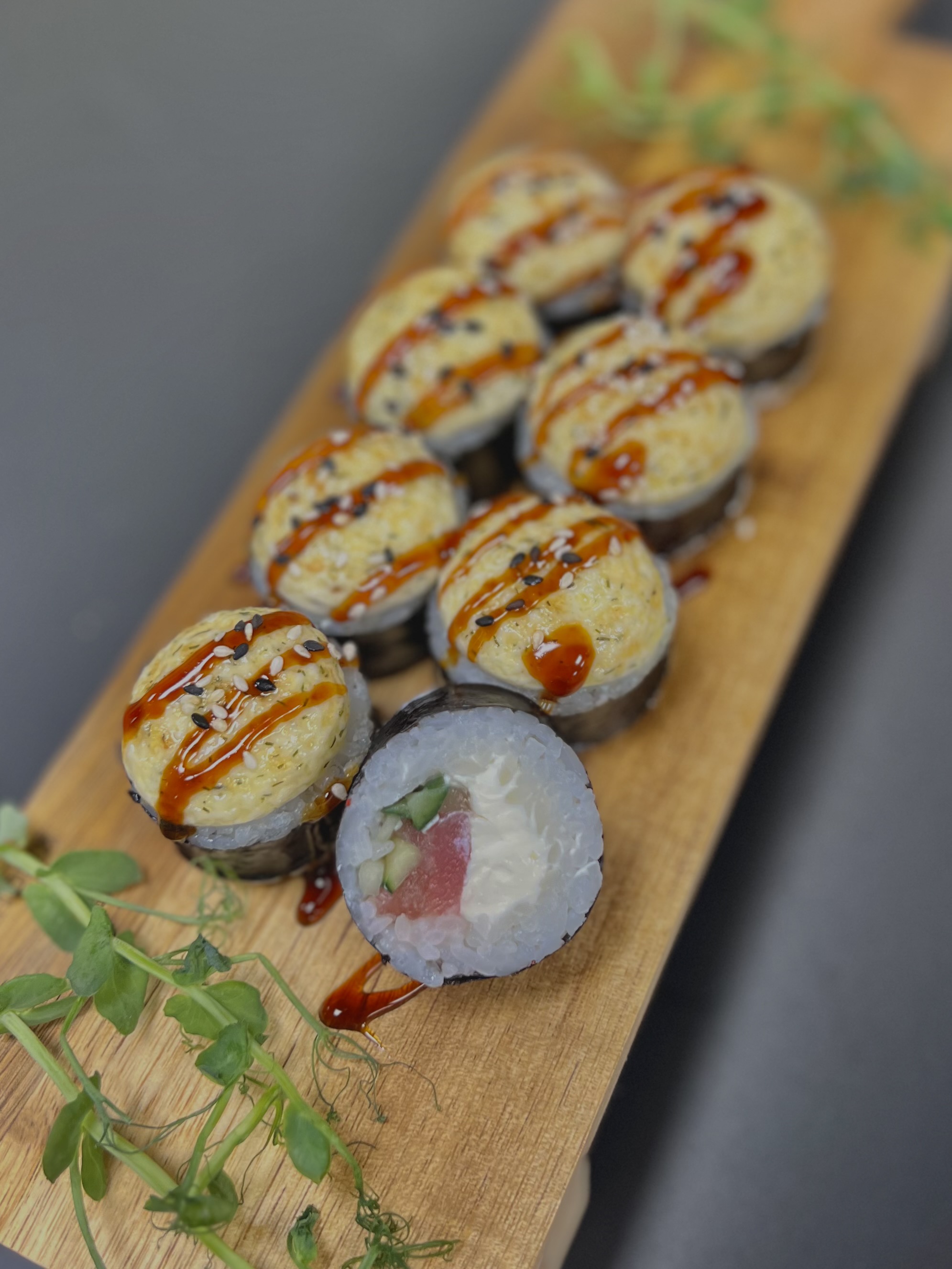 Сливочный тунец запеченные