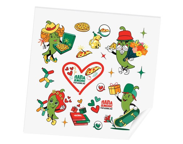 Весенний стикерпак