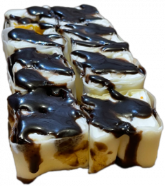 Сладкий ролл с бананом и киви