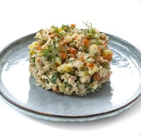 Оливье с курицей