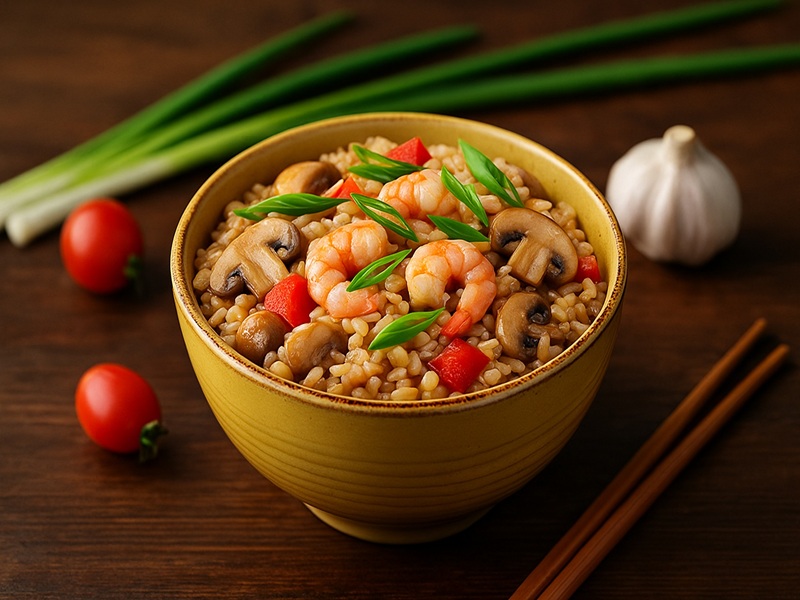 Рис с курицей