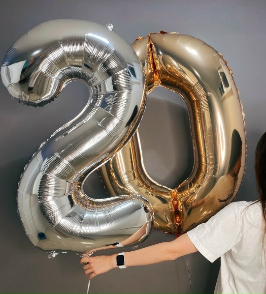 Шар-цифра фольгированный (на выбор)