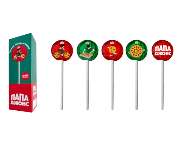 Сахарный леденец на палочке 5 шт