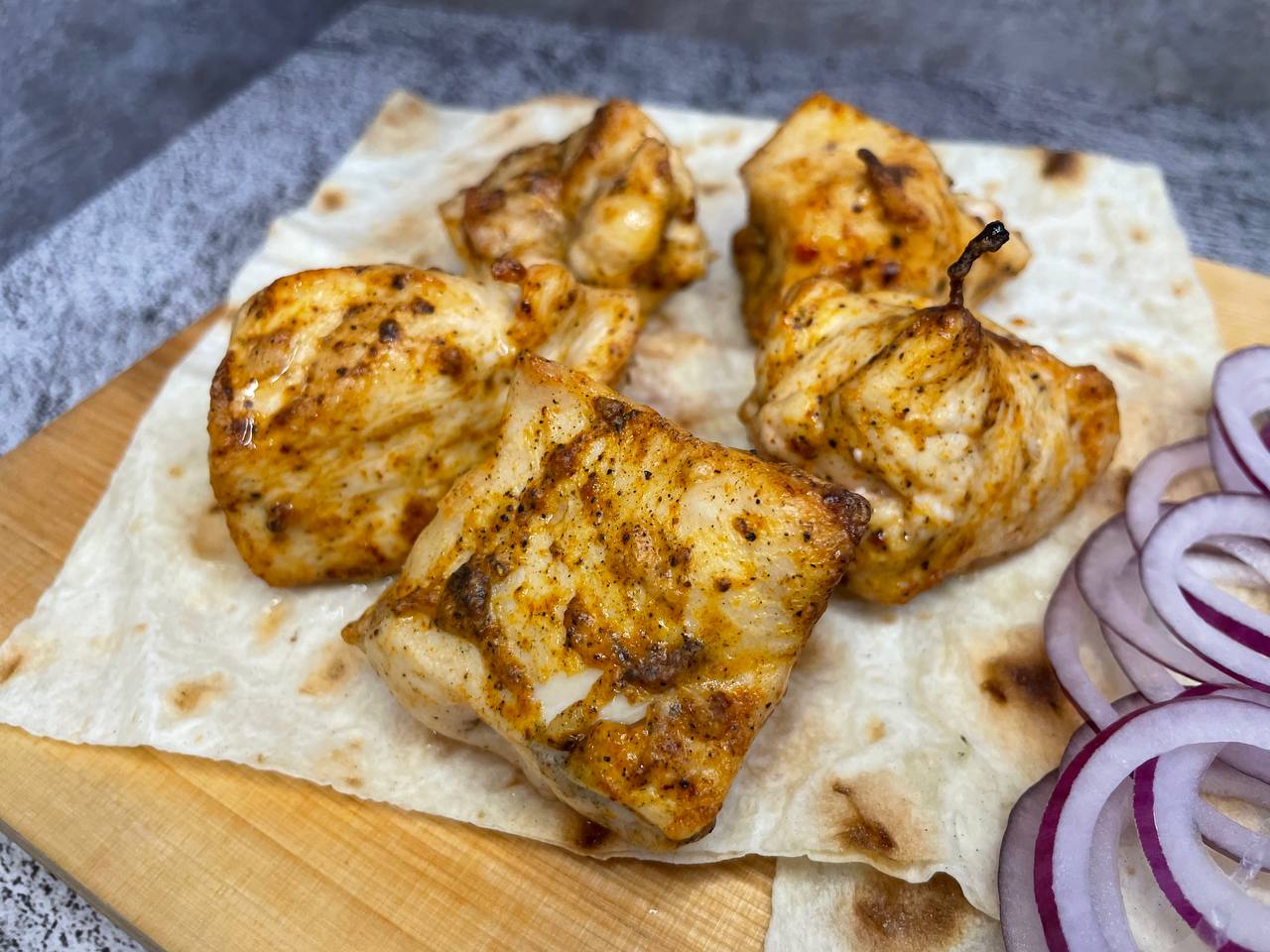Шашлык из куриной грудки