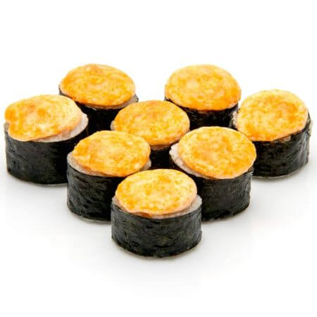 Запеченный с крабом (8 шт)