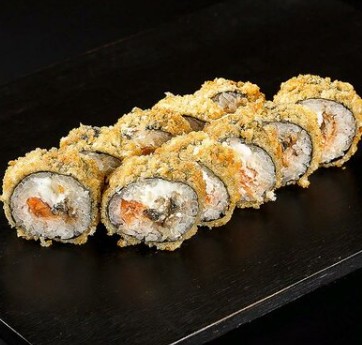 Угорь со сливочным сыром в темпуре