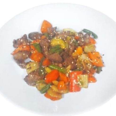 Чапфайна с овощами