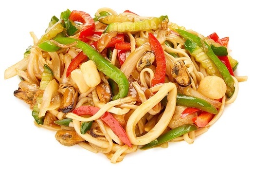 WOK с морепродуктами