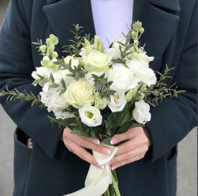 Букет «Белый бриллиант»