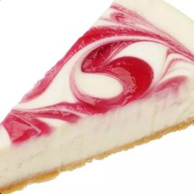 Чизкейк с малиной