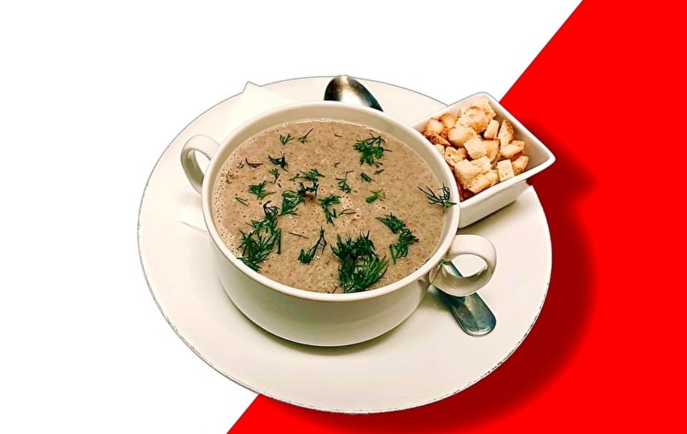 Крем-суп с шампиньонами